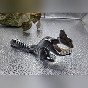 "5/$25" Aluminum Metal Squirrel Nutcracker